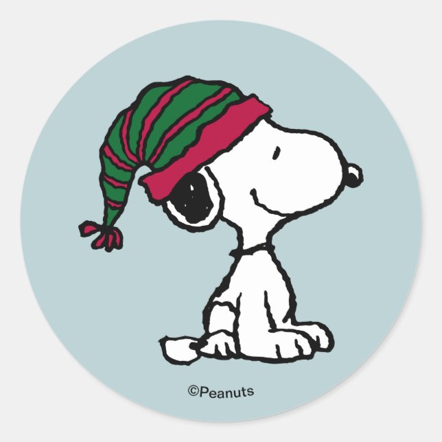 Adesivo Redondo Peanuts | All The Trimmings (Frente)
