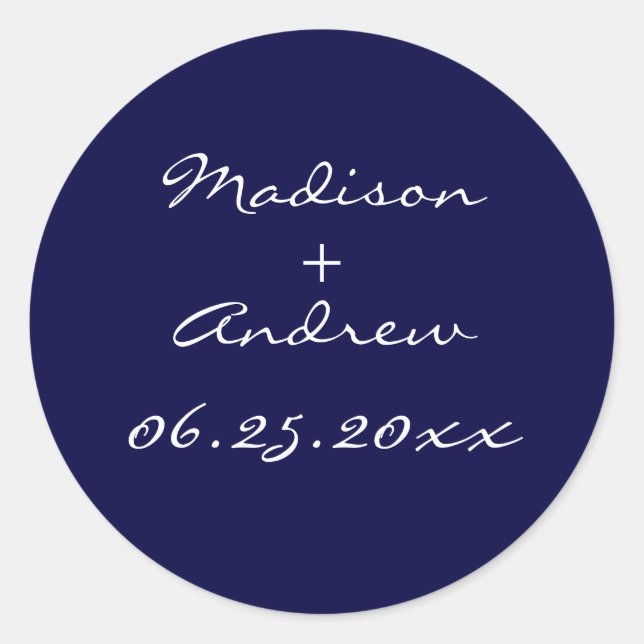 Adesivo Redondo Pearl Sticker 1920 - azul (Frente)