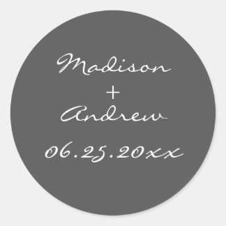 Adesivo Redondo Pearl Sticker 1920 - cinza