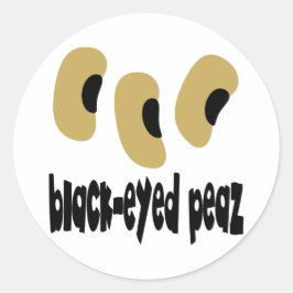 Adesivo Redondo Peaz de olhos negros
