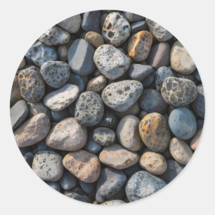 Adesivo Redondo Pebble Mosaic