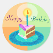 Pedaço de Bolo de Aniversário