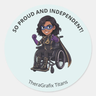 Adesivo Redondo Pediatric Therapy Superhero Reward Sticker