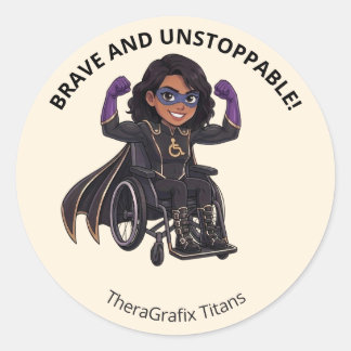 Adesivo Redondo Pediatric Therapy Superhero Reward Sticker