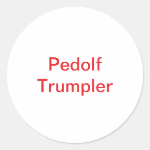 Adesivo Redondo Pedolf Trumpler Hankamer Artjunkhaus Diversão Arte