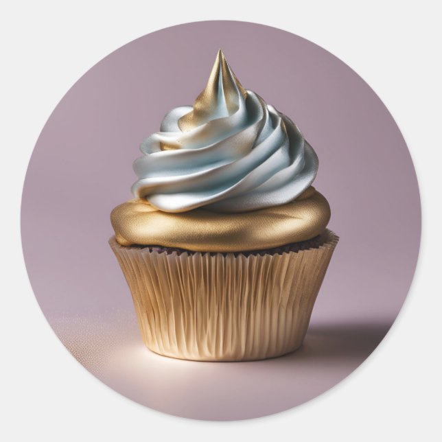 Adesivo Redondo Pedra-redonda-Cupcake-branca (Frente)