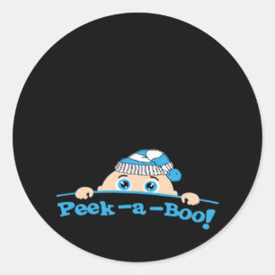 Adesivo Redondo Peekaboo Fmit