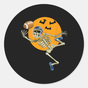 Adesivo Redondo Pegada Americana Skeleton Halloween Men Pegada