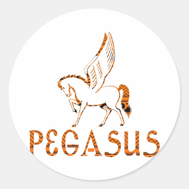 Adesivo Redondo Pegasus (Frente)