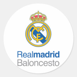 Adesivo Redondo pegatina madridista