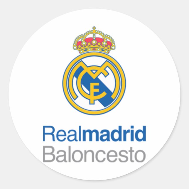 Adesivo Redondo pegatina madridista (Frente)
