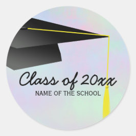 Adesivo Redondo Pegatina personalizado - Graduação