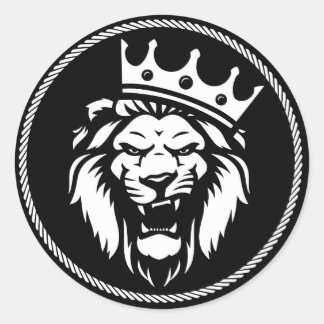 Adesivo Redondo Pegatina rey leon