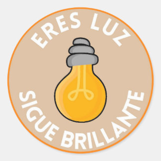 Adesivo Redondo Pegatina/Stickers redondo con frase Inspiradora 