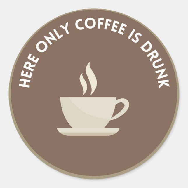 Adesivo Redondo Pegatina/Stickers redondo con Mensaje divertido (Frente)