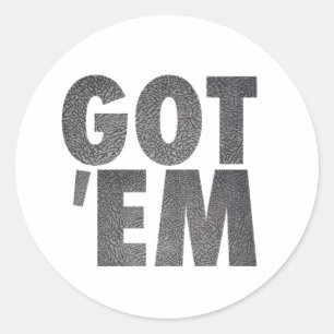 ADESIVO REDONDO PEGUEI O ELEFHANT CEMENT