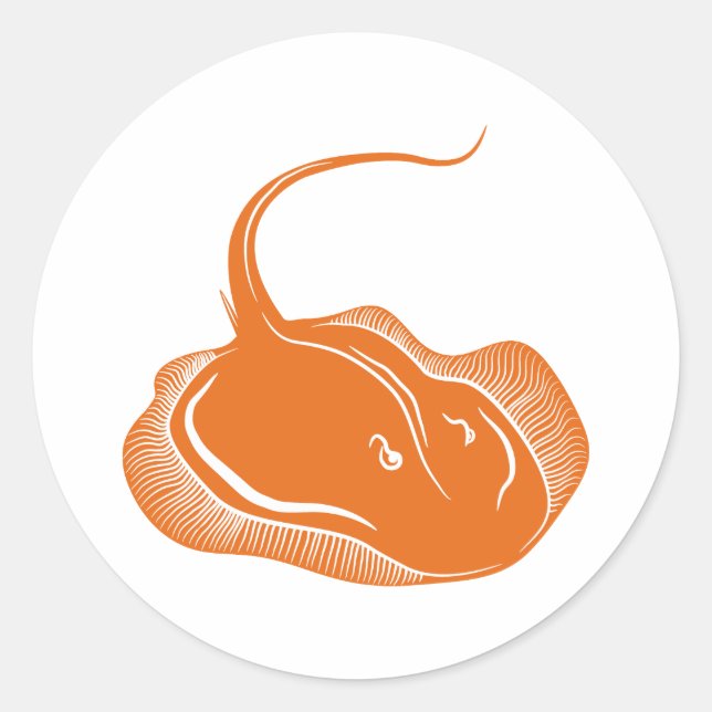 Adesivo Redondo Peixe-Aranha (Frente)