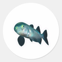 Peixe-Barreleye de Águas Profundas Adesivo, Cabeça