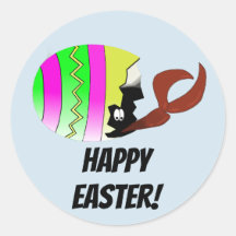 Peixe-lagosta Páscoa Ovo Louisiana Cajun Stickers