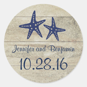 Adesivo Redondo Peixe-Marinho de Praia Náutica Russo Driftwood