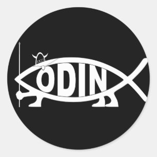 Adesivo Redondo Peixes de Odin