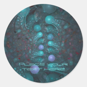 Adesivo Redondo Pele da alienígena 001