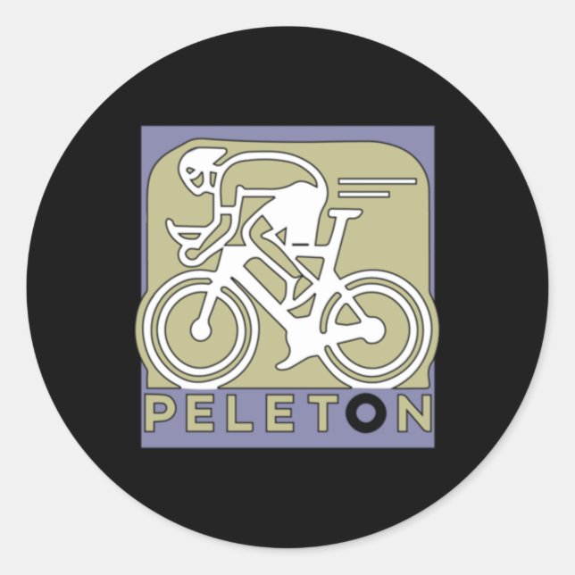 Adesivo Redondo Peleton Sticker (Frente)