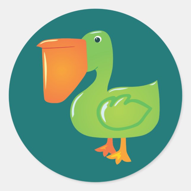 Adesivo Redondo Pelican (Frente)