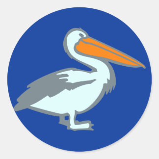 Adesivo Redondo Pelicano pelican