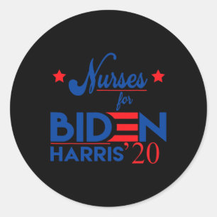 Adesivo Redondo Pelo Presidente Joe Biden Kamala Harris Para 2020