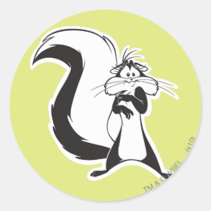 Adesivo Redondo Penélope Assustador