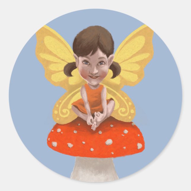 Adesivo Redondo Penelope Stickers (Frente)