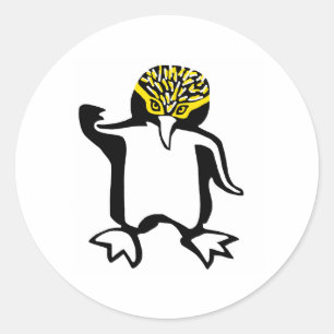 Adesivo Redondo PENGUIN - Stickers