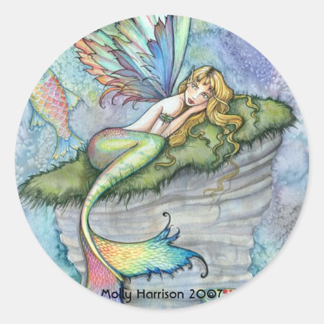 Adesivo Redondo Penhadores De Carpa Pulando (Frente)