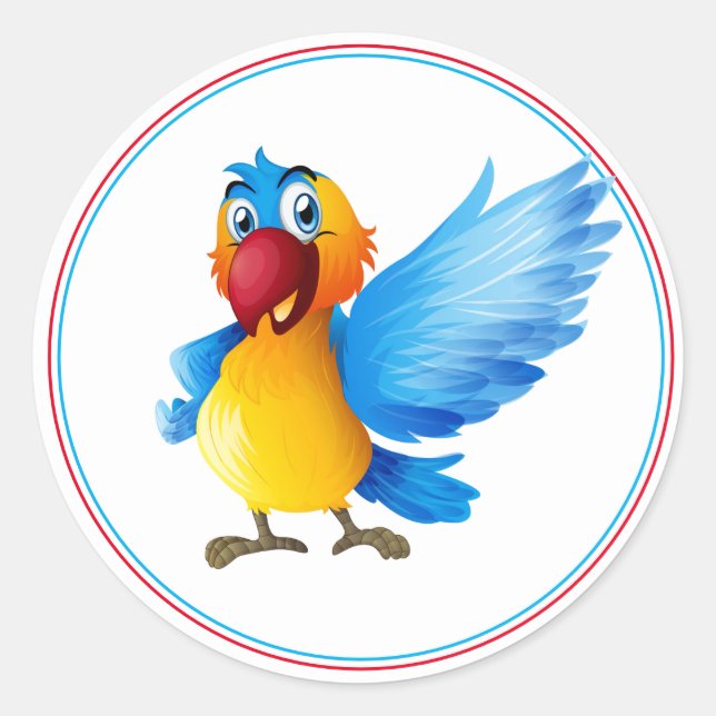 Adesivo Redondo Penhadores de Cenoura (Frente)