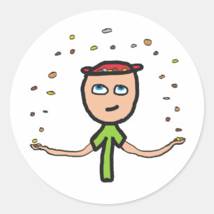 Adesivo Redondo Pennies do Céu