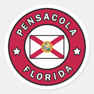 Adesivo Redondo Pensacola Florida