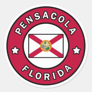 Adesivo Redondo Pensacola Florida
