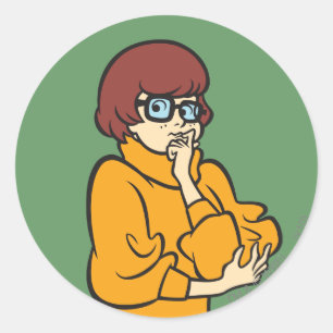 Adesivo Redondo Pensamento de Velma