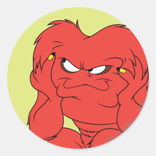 Adesivo Redondo Pensamento do Gossamer - Cor (Frente)