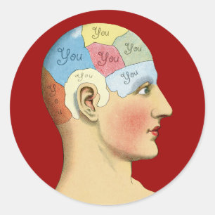 Adesivo Redondo Pensando em você