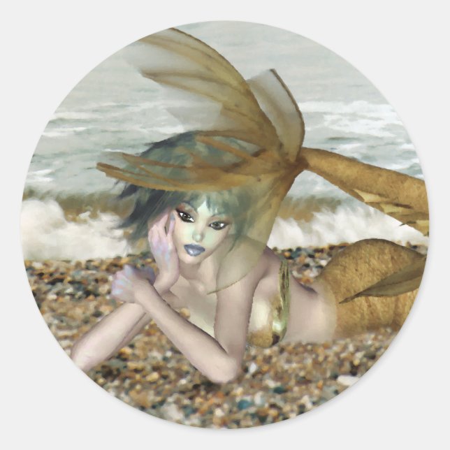 Adesivo Redondo Pensando em você (Frente)