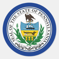 Pensylvanian Seal, Selo do Pensilvânia Sticker