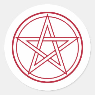 Adesivo Redondo Pentacle