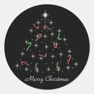 Adesivo Redondo Pentes de árvore de flecha