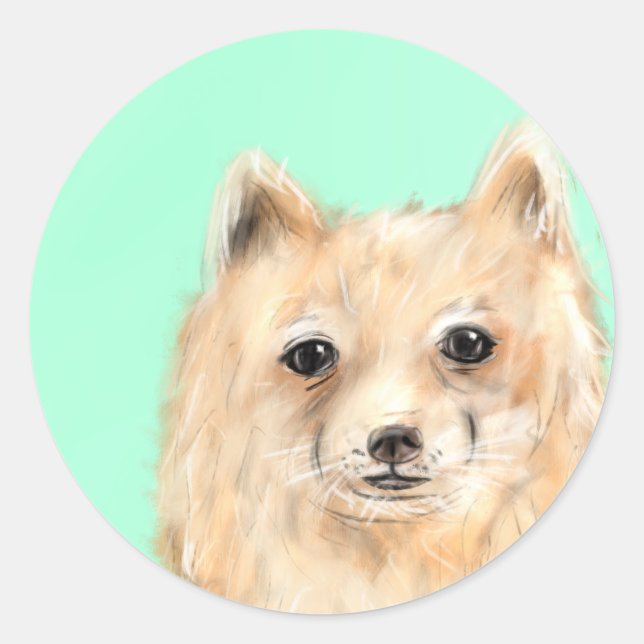 Adesivo Redondo Pentes de Paz de Deus (Frente)