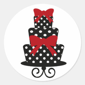 Adesivo Redondo Pentes Vermelhas e Pretos Clássicos