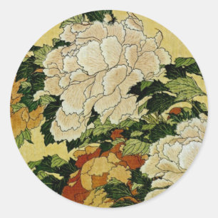 Adesivo Redondo Peões e Borboletas