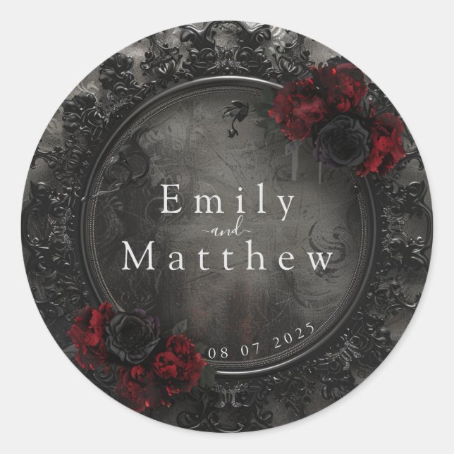 Adesivo Redondo Peões Góticos Barrocos (Frente)