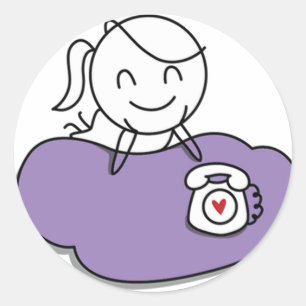 Adesivo Redondo Pepe e Lulu